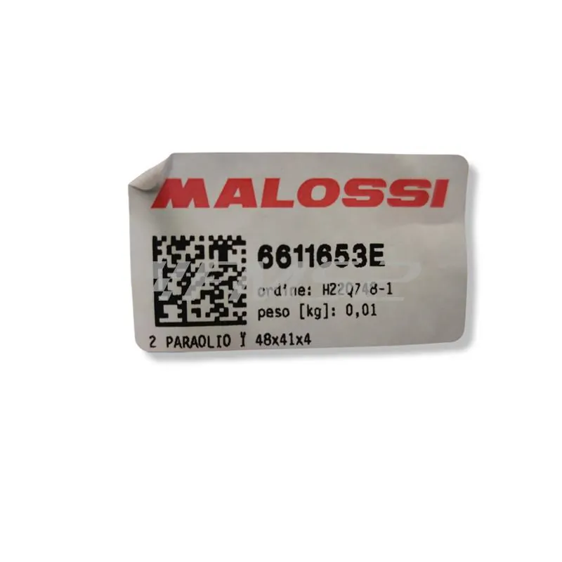 6611653E Coppia paraolio Malossi con misura 48x41x4 mm per correttori di coppia maxi scooter Malossi