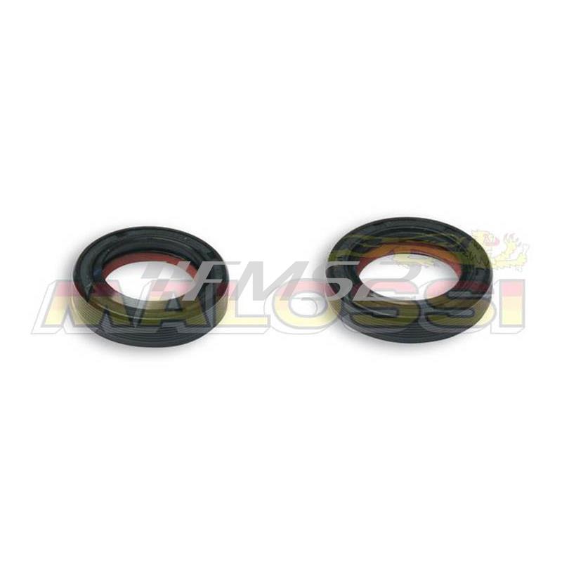 Serie paraolio Malossi fkm con profilo in ptfe per albero motore scooter con motore Piaggio Gilera 50cc, ricambio 6615256