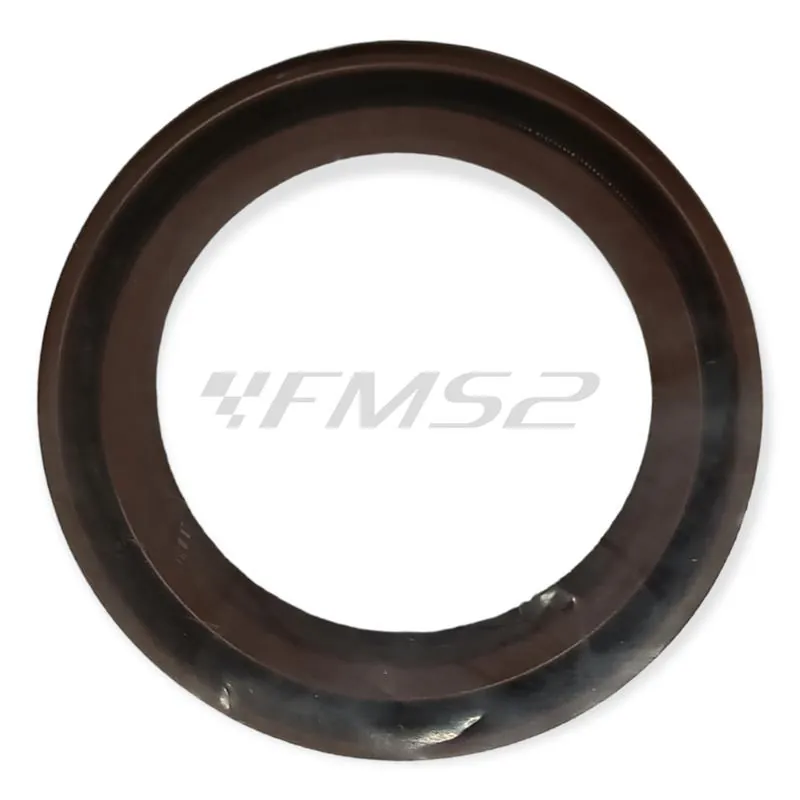 Paraolio Malossi misura 27 x 37 x 7 mm in viton marrone da montare sui motori Piaggio Vespa 50 special, Pk e 125 primavera, 125 Et3 e Pk sul piatto porta ceppi asse ruota posteriore, ricambio 6617438B