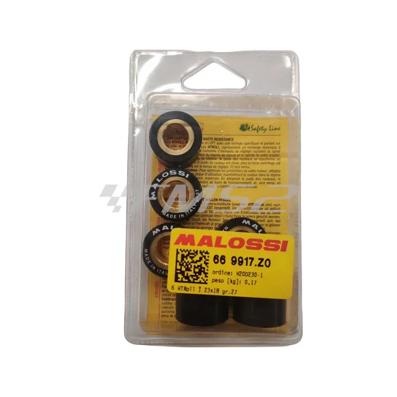 Kit rulli Malossi diametro 23x18, ricambio 669917Z0