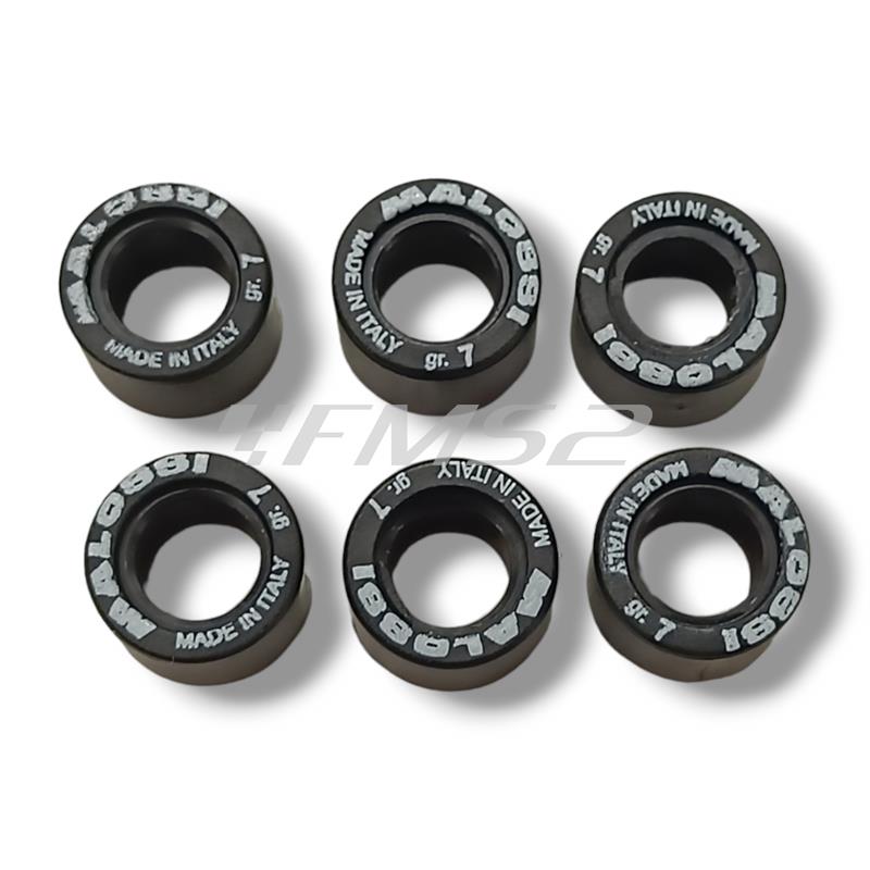 Kit rulli Malossi diametro 17x12,3  con peso da 7,0 grammi, ricambio 669999G0