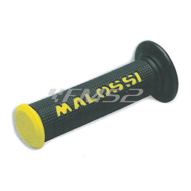 Manopole nere con logo Malossi giallo, ricambio 6914060Y0