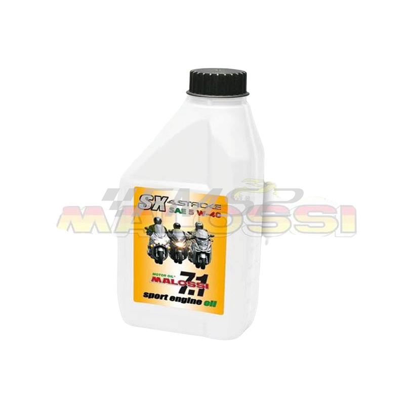 Olio motore Malossi sintetico 4t sport engine oil sae 5w40, ricambio 7612444B