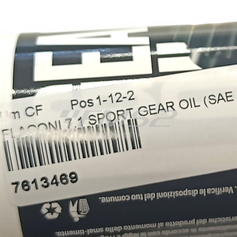 Olio Malossi SGX sport gear oil sae 80W90, 250 ml per rapporti e scatole cambio scooter e ciclomotori vari, ricambio 7613469