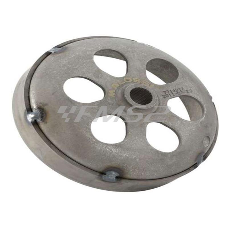 Campana frizione malossi Maxi Clutch Bell per maxi scooter con motore Piaggio 125 cc, 150 cc, 180 cc, 200 cc, 250 cc, 300 cc e diametro interno da 134 mm, ricambio 7714317