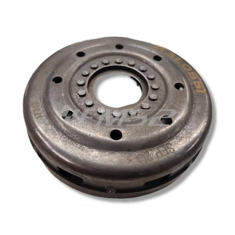 7717313B Campana cestello frizione Malossi Power up clutch basket con diametro interno da 109,5 mm per motori Piaggio Vespa PX 125, 150 e 200 cc 2 tempi prodotti dal 1998 in poi