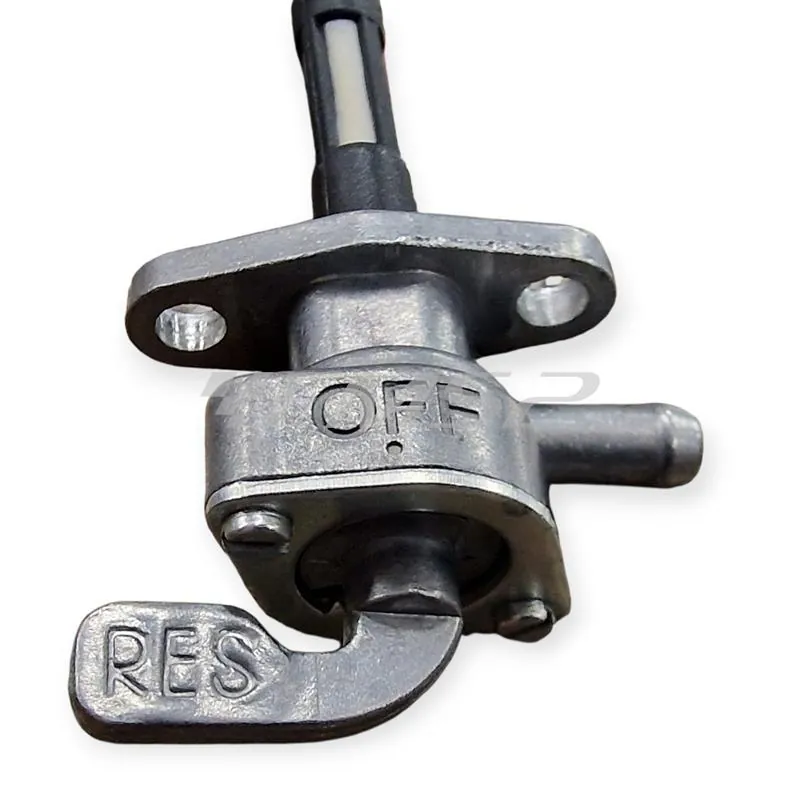 Rubinetto benzina con riserva Motocross Marketing AV2316 per KTM, Beta, Husaberg, Husqvarna - Interasse fori 34mm