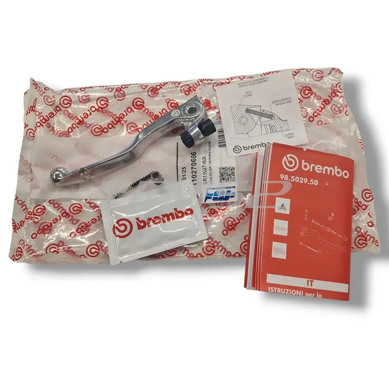 Leva Frizione Idraulica Alluminio Argento BR110270606 per pompe Brembo 10920350/BR920350