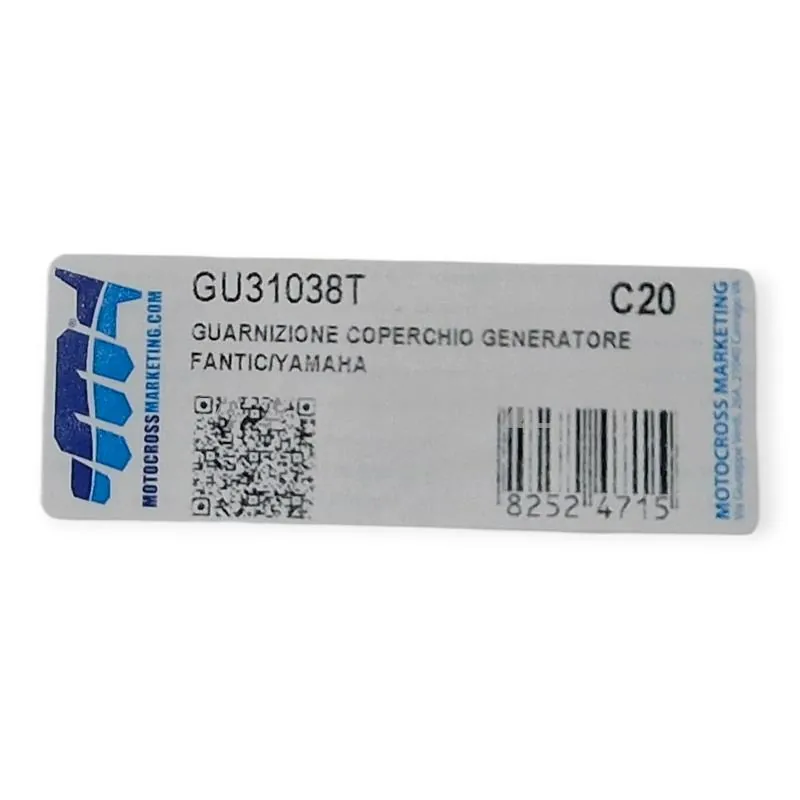 GU31038T Guarnizione coperchio generatore Yamaha YZ 125 prodotti dal 2005 fino al 2025 e Fantic XE e XX prodotti dal 2021 fino al 2025