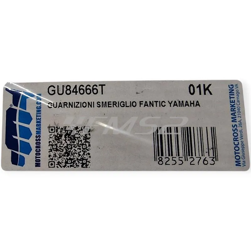 GU84666T Serie guarnizioni smeriglio per Yamaha YZ 125 dal 2022, YZ 125 X dal 2020 e Fantic XX 125 dal 2022, XE 125 dal 2023