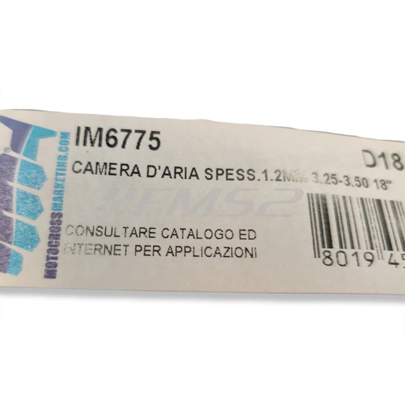 Camera d'aria spess.1.2mm 18, ricambio IM6775