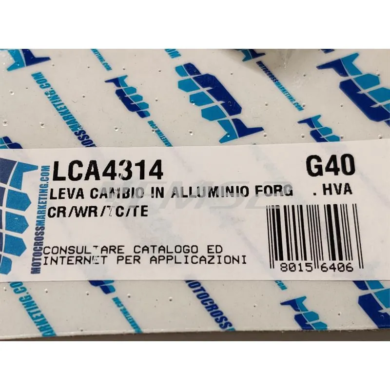 LCA4314 Leva cambio in alluminio forg. hva cr/wr
