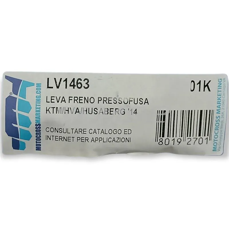 LV1463 Leva freno pressofusa ktm/hva/husaberg '
