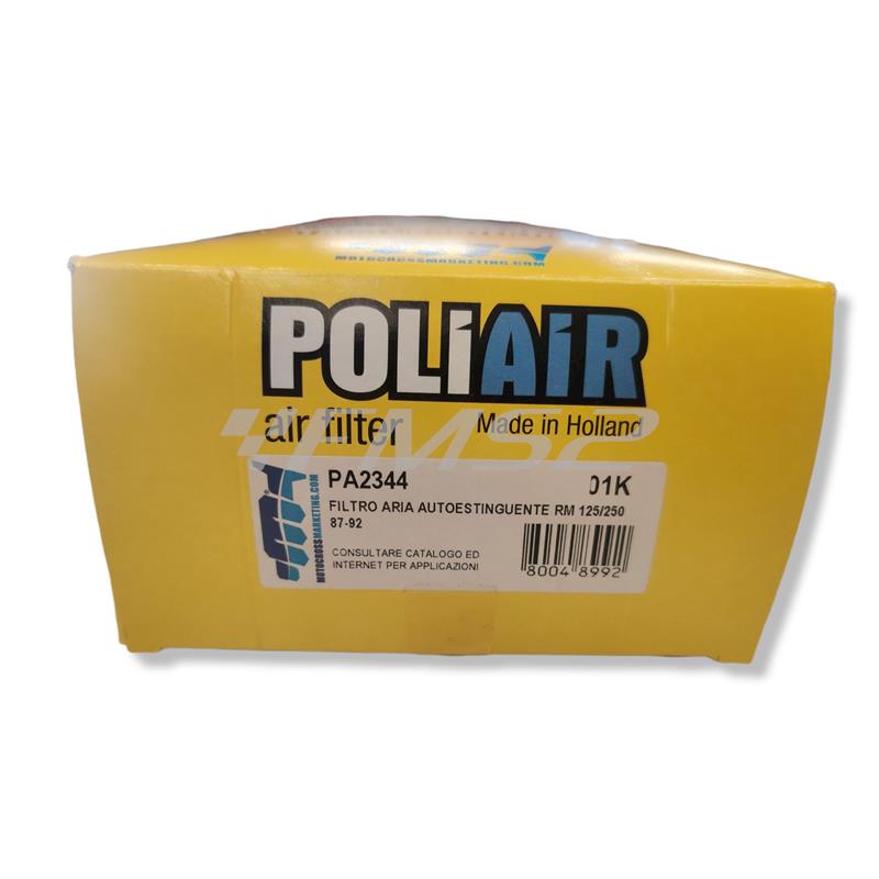 Filtro aria autoestinguente poliair rm 1, ricambio PA2344