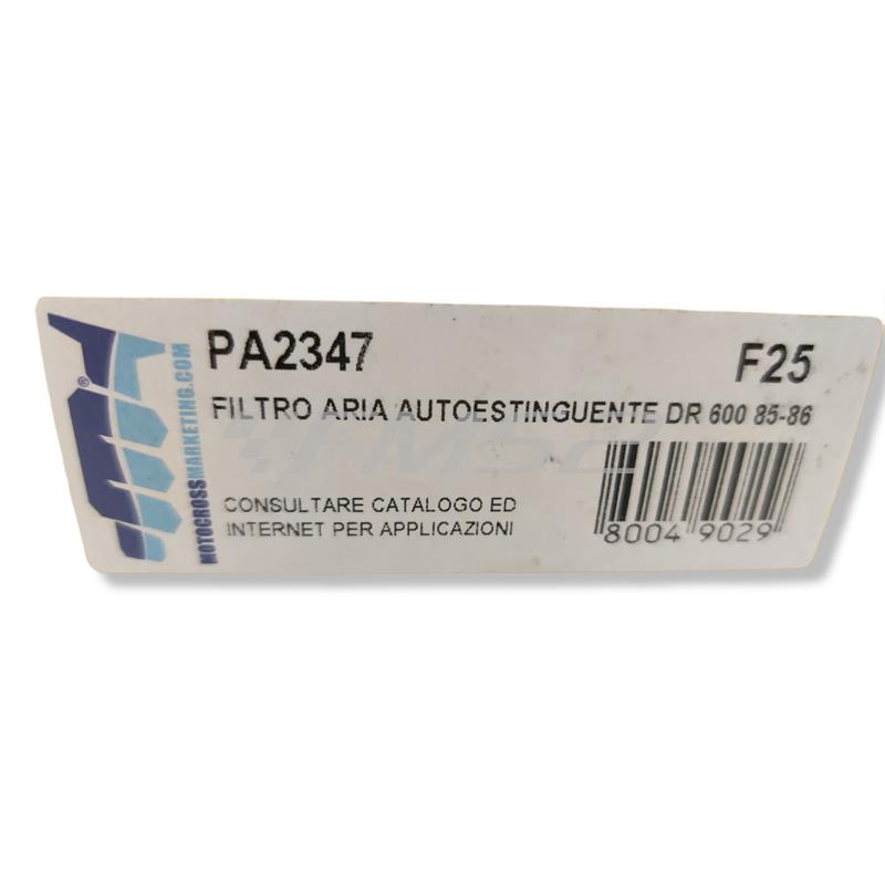 Filtro aria autoestinguente poliair dr 6, ricambio PA2347