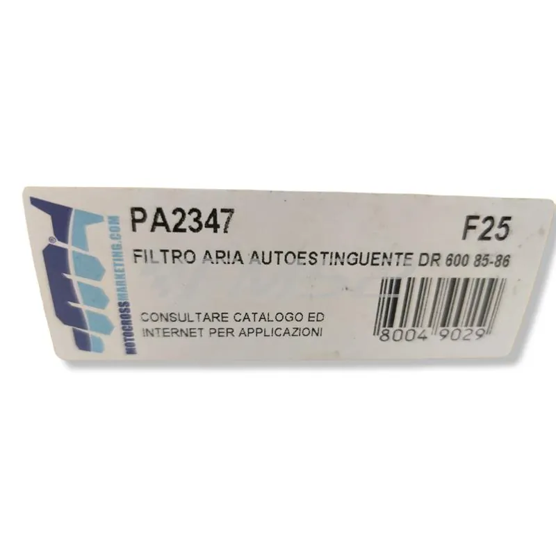 PA2347 Filtro aria Poliair - Suzuki DR 600 1985-1986