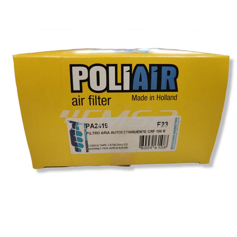 Filtro aria Poliair - Honda CRF 150 R 2007-2025, ricambio PA2419