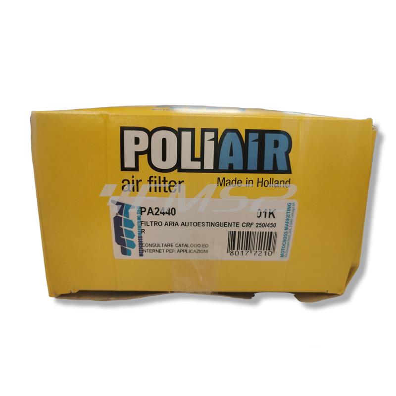 Filtro aria autoestinguente poliair crf, ricambio PA2440