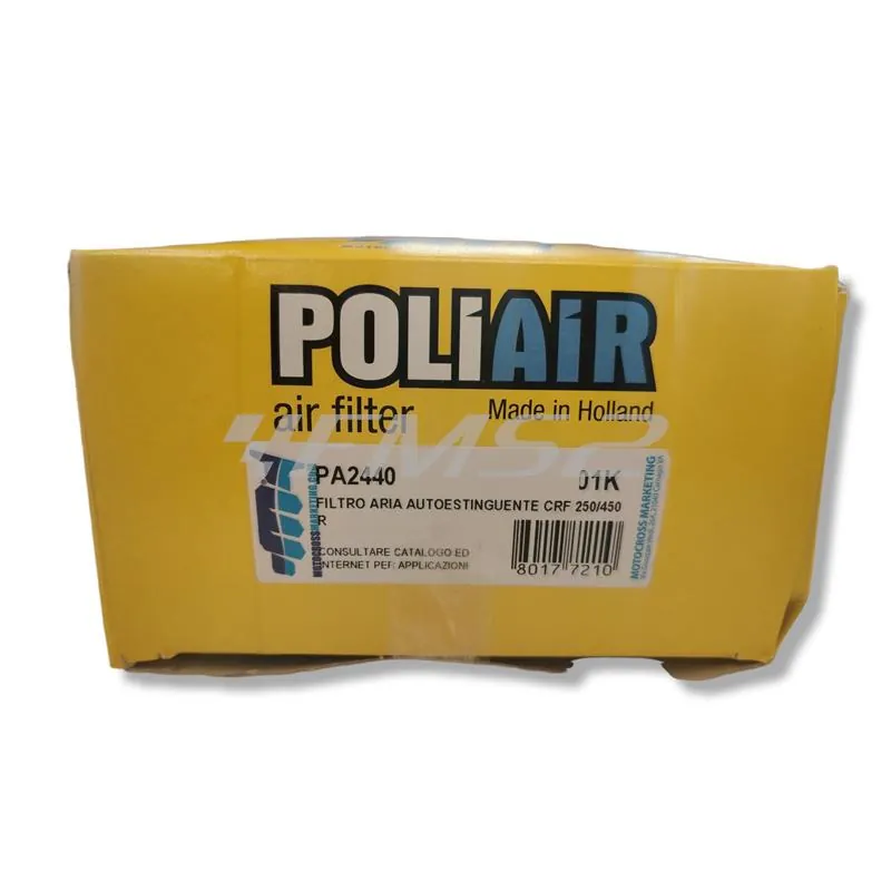 Filtro aria Poliair - Honda CRF 250 R 2014-2017 e CRF 450 R 2013-2016, ricambio PA2440