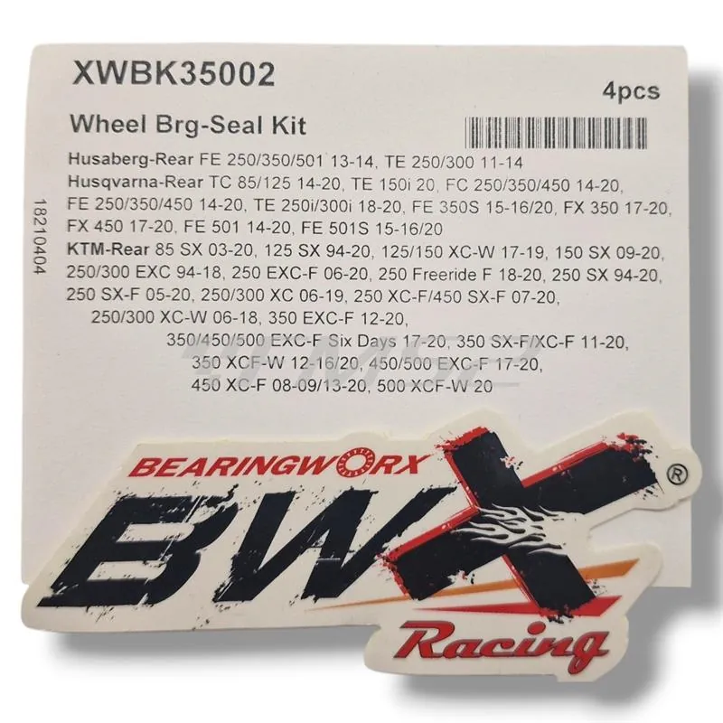 Kit Cuscinetti Ruota Posteriore BWX GasGas , Ktm , Husqvarna , Husaberg - Ricambio XWBK35002