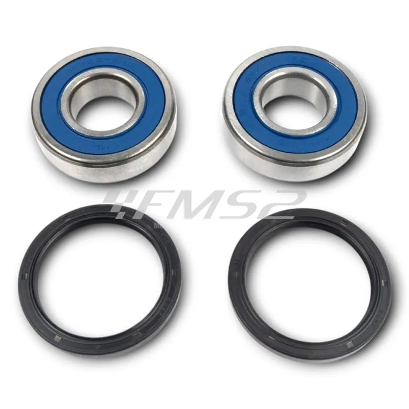 Kit cuscinetti e paraolio BEARINGWORX per la revisione del mozzo ruota posteriore motocross TM EN 125, 250, 300 e 450 prodotti dal 2005 fino al 2011, ricambio XWBK80002