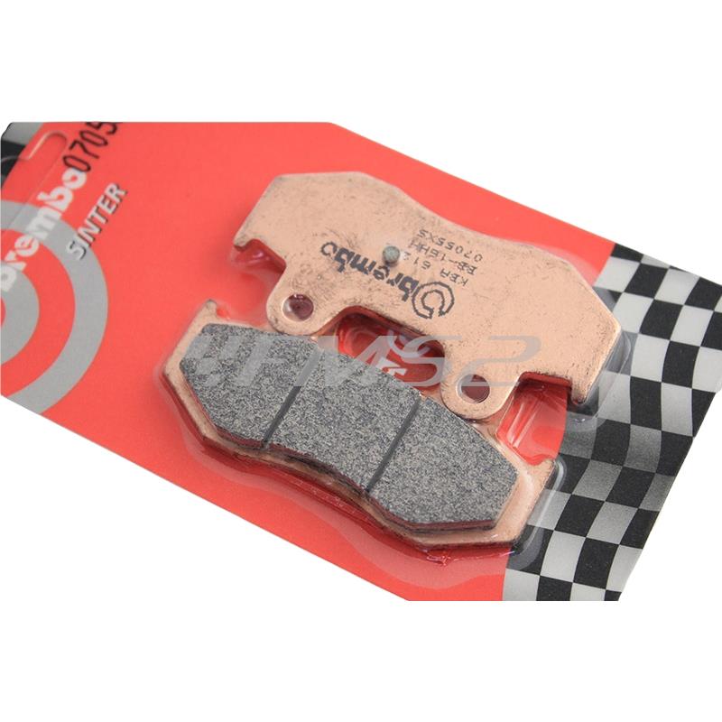 Pastiglie freno BREMBO anteriori/posteriori sinterizzate, ricambio 07055XS