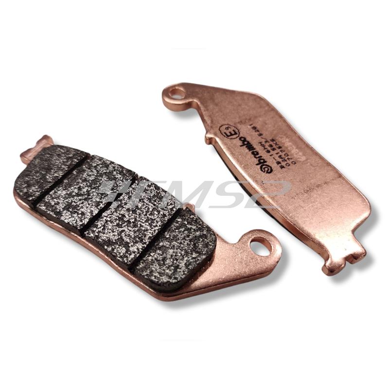 Pastiglie freno Brembo posteriori sinterizzate, ricambio 07075XS