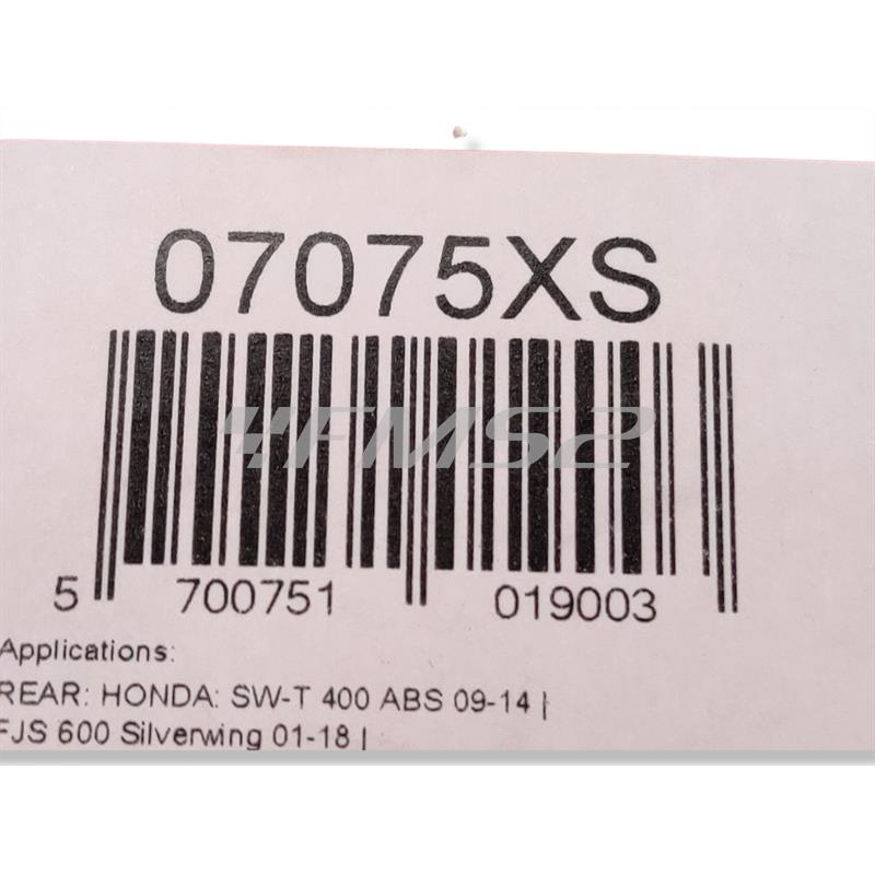 Pastiglie freno Brembo posteriori sinterizzate, ricambio 07075XS