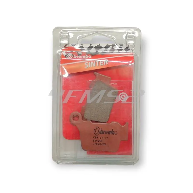07BB27SD Pastiglie freno BREMBO sinterizzate posteriori