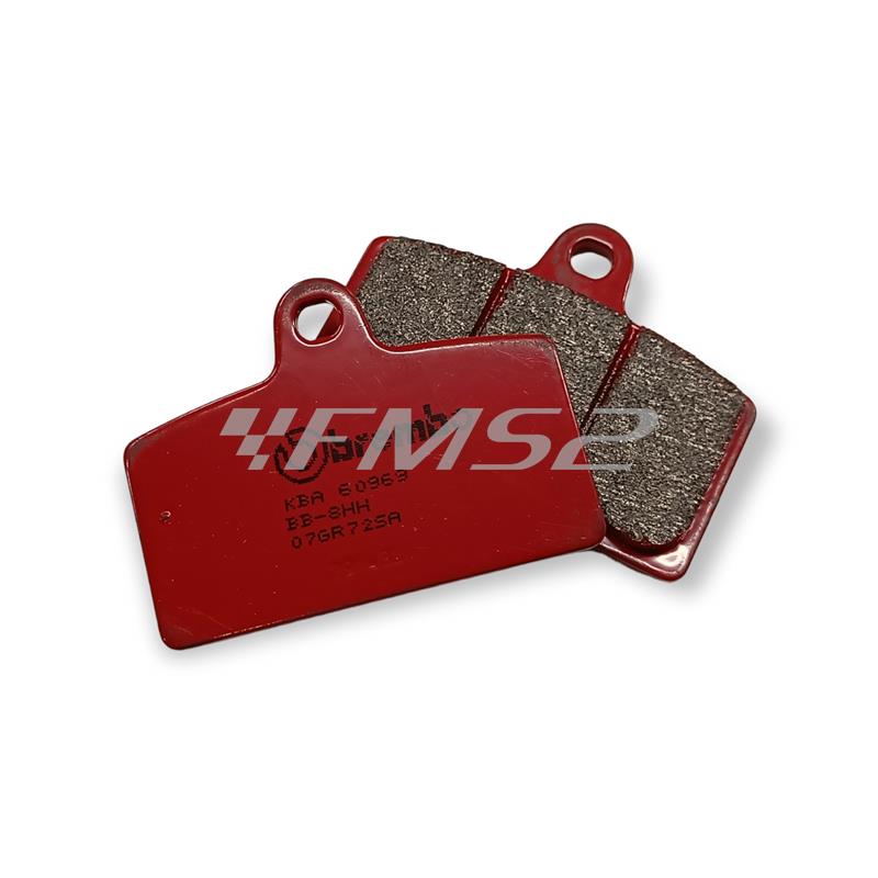 Pastiglie freno Brembo anteriori sinterizzate, ricambio 07GR72SA