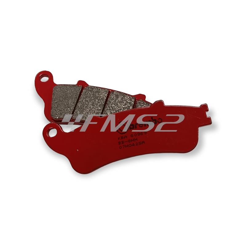 Pastiglie freno Brembo anteriori sinterizzate strada, ricambio 07HO42SA