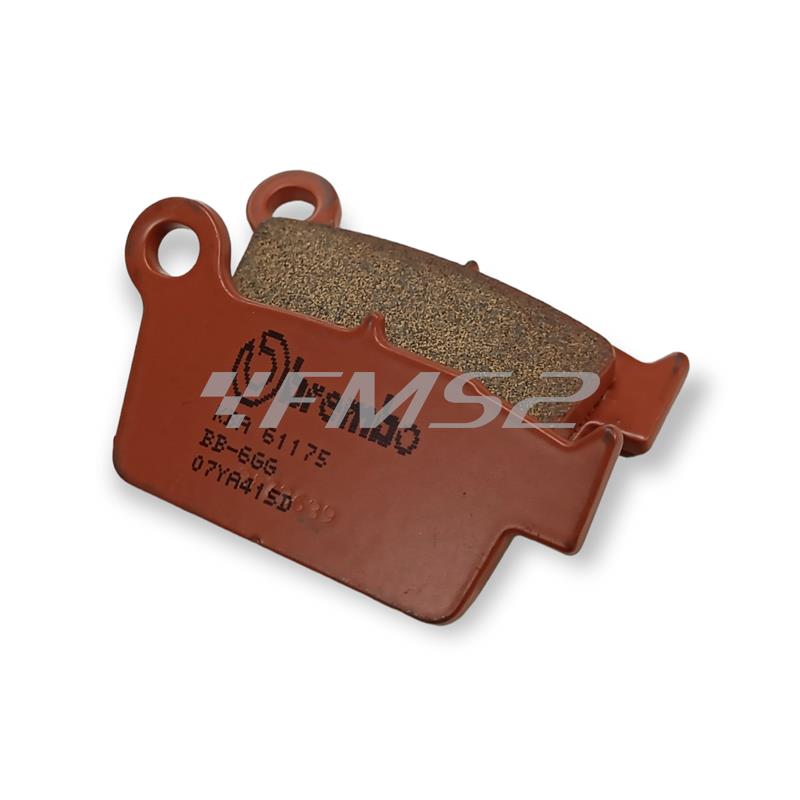 Pastiglie freno BREMBO posteriori sinterizzate, ricambio 07YA41SD