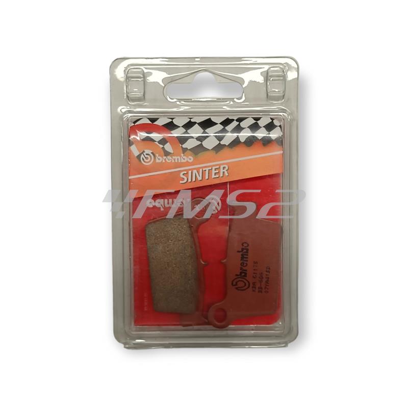 Pastiglie freno BREMBO posteriori sinterizzate, ricambio 07YA41SD