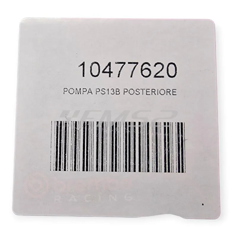 10477620 Pompa freno posteriore Brembo PS 13 B mm nero – Entrata laterale 90°, interasse 40 mm