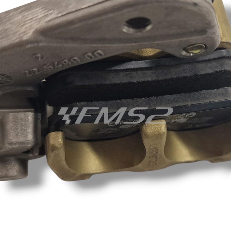 Pinza freno Brembo anteriore flottante serie oro per Husqvarna SMS/SMR/SM/WR/WRE/TC/CR/TE con 2 Pistoncini Ø 28 mm e interasse di fissaggio 60 mm, ricambio 22520030