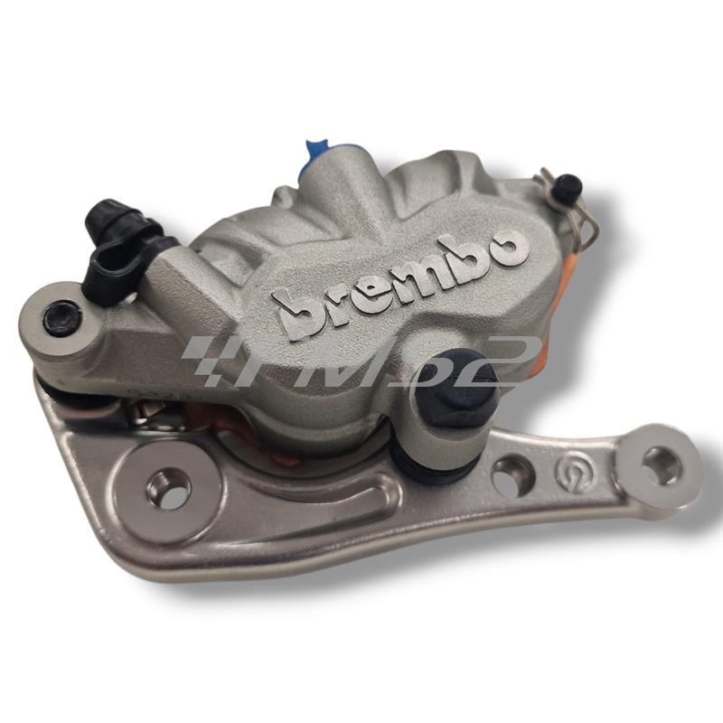 Pinza freno Brembo anteriore flottante silver 2 pistoncini Ø 24 mm con interasse di fissaggio 90 mm per enduro/cross/motard KTM, Gas Gas, Husqvarna, Sherco, Husaberg, ricambio 22A36013