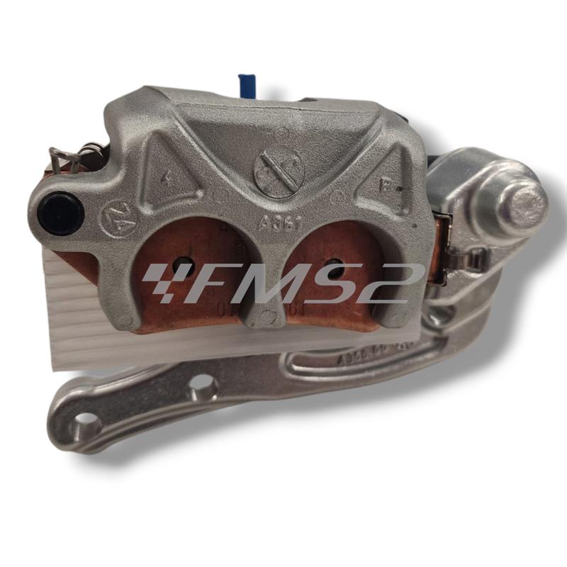 Pinza freno Brembo anteriore flottante silver 2 pistoncini Ø 24 mm con interasse di fissaggio 90 mm per enduro/cross/motard KTM, Gas Gas, Husqvarna, Sherco, Husaberg, ricambio 22A36013