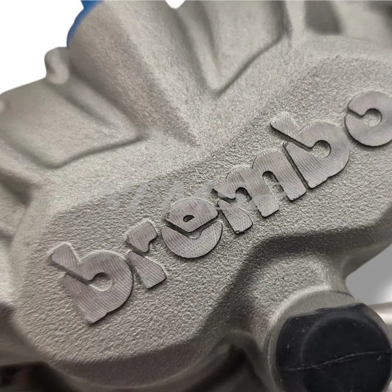 22A36013 Pinza freno Brembo anteriore flottante silver 2 pistoncini Ø 24 mm con interasse di fissaggio 90 mm per enduro/cross/motard KTM, Gas Gas, Husqvarna, Sherco, Husaberg
