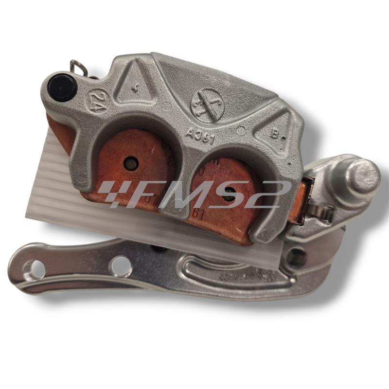 Pinza freno Brembo anteriore flottante silver 2 pistoncini Ø 24 mm con interasse di fissaggio 90 mm per enduro/cross/motard KTM, Gas Gas, Husqvarna, Sherco, Husaberg, ricambio 22A36013
