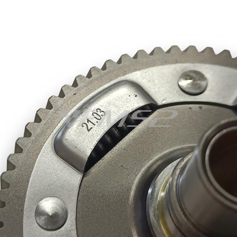 Campana frizione Newfren Z22-63 denti elicoidali con parastrappi per montaggio motori Piaggio Vespa e Ape 50 cc, ricambio CP0002