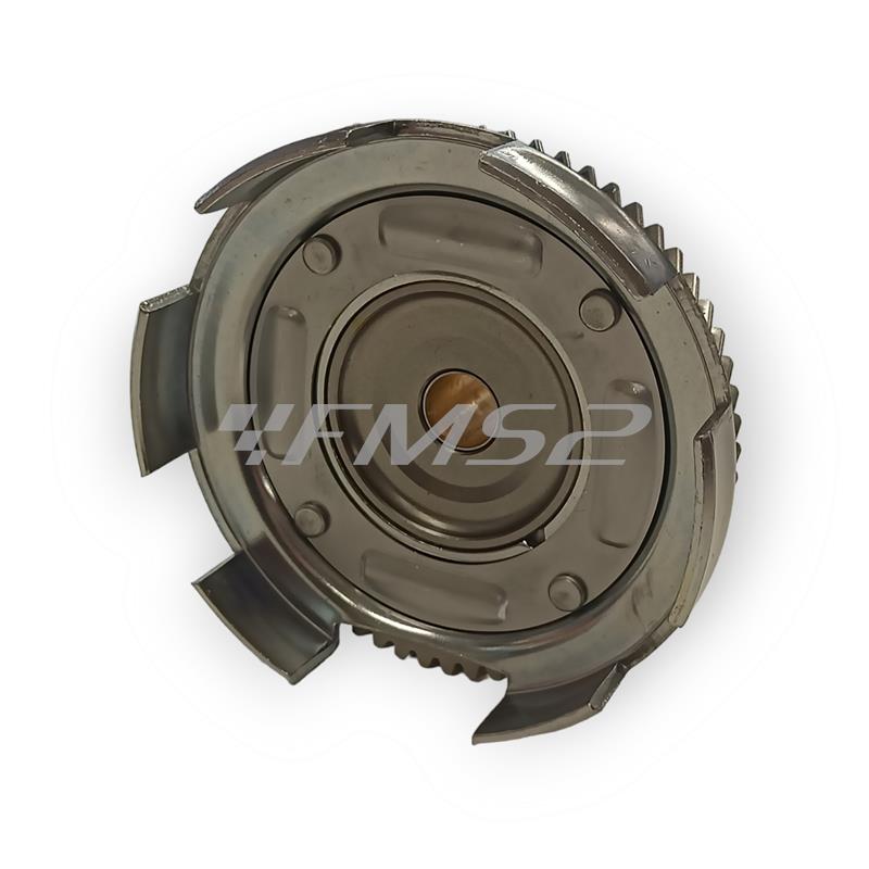 Campana frizione Newfren Z22-63 denti elicoidali con parastrappi per montaggio motori Piaggio Vespa e Ape 50 cc, ricambio CP0002