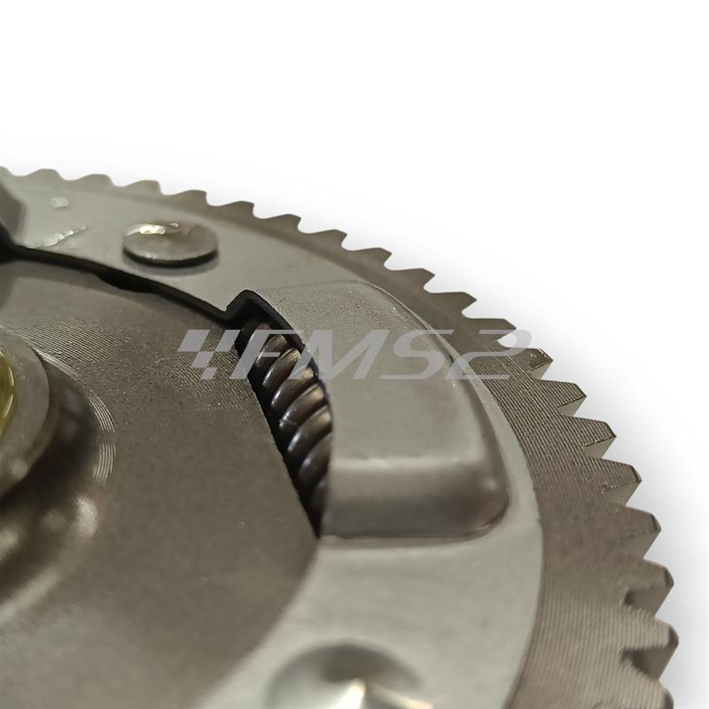 Campana frizione Newfren Z22-63 denti elicoidali con parastrappi per montaggio motori Piaggio Vespa e Ape 50 cc, ricambio CP0002