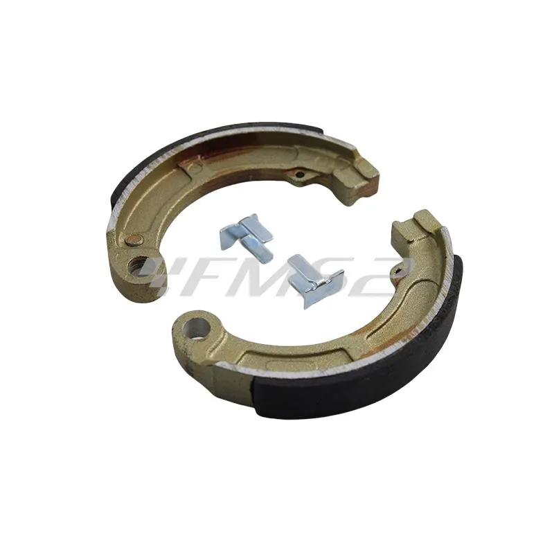 Ganasce freni a tamburo posteriori Newfren per Piaggio Vespa 50 N, R, L con tamburo piccolo da 9 pollici, ricambio GF0130