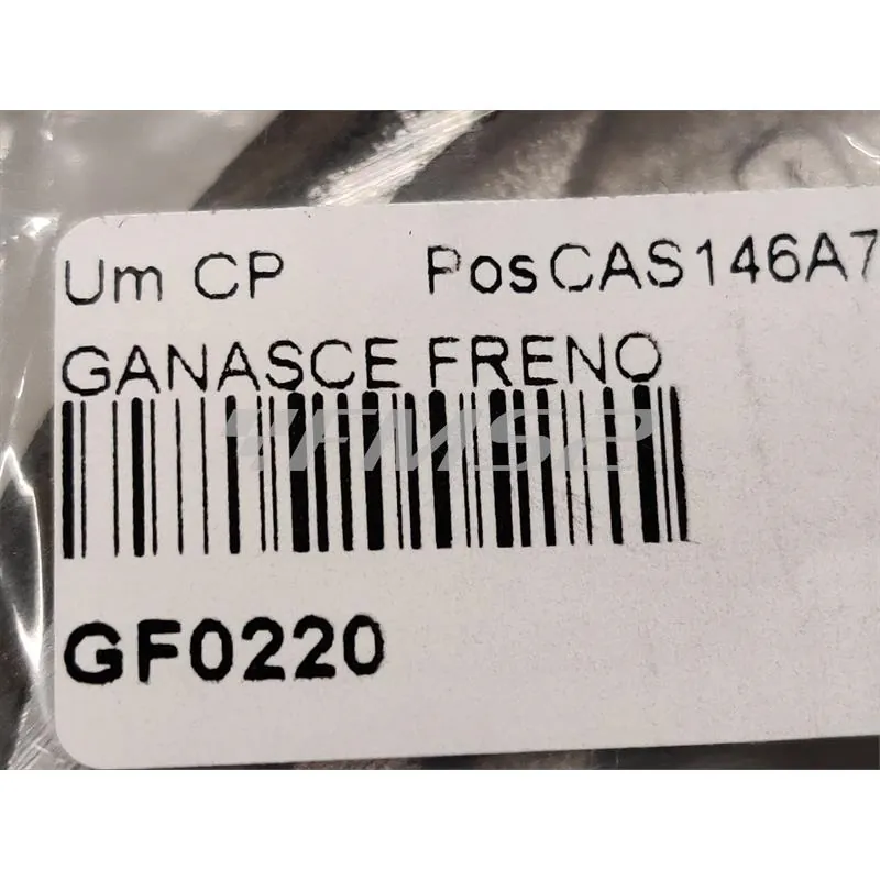 GF0220 Ganasce freni a tamburo posteriori 118x24 Newfren