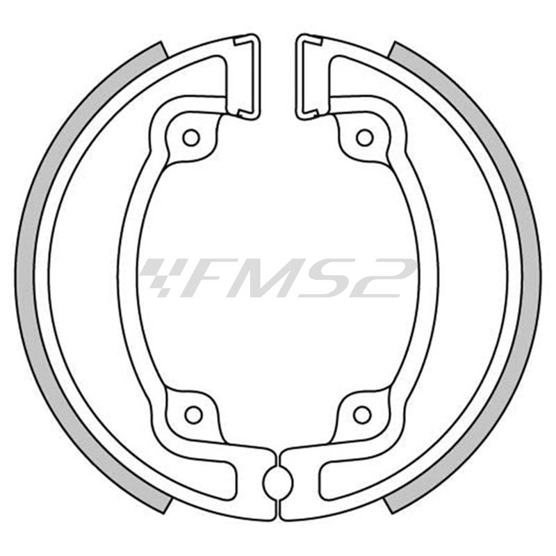 Ganasce freni a tamburo posteriori Newfren, ricambio GF1310