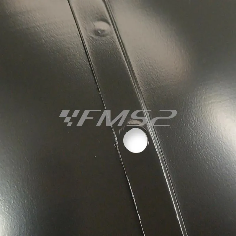 1177497 Parafango anteriore Faco in lamiera verniciato fondo nero per Piaggio Vespa PX 125, 150 e 200 prodotti fino alla serie Arcobaleno freno a tamburo