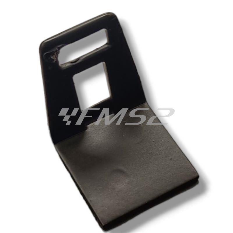 Sportello destro olympia in lamiera di colore nero per Vespa PK50s, ricambio 1216916