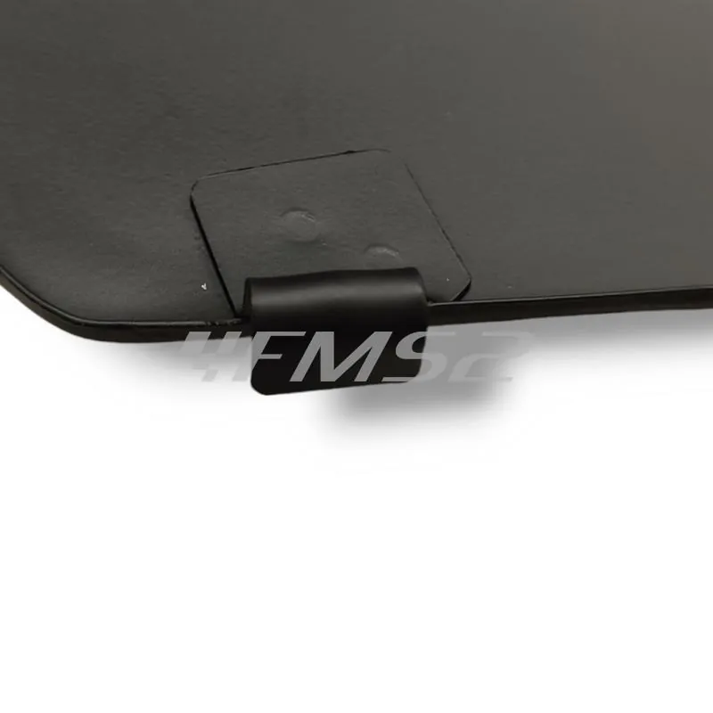 Sportello destro olympia in lamiera di colore nero per Vespa PK50s, ricambio 1216916