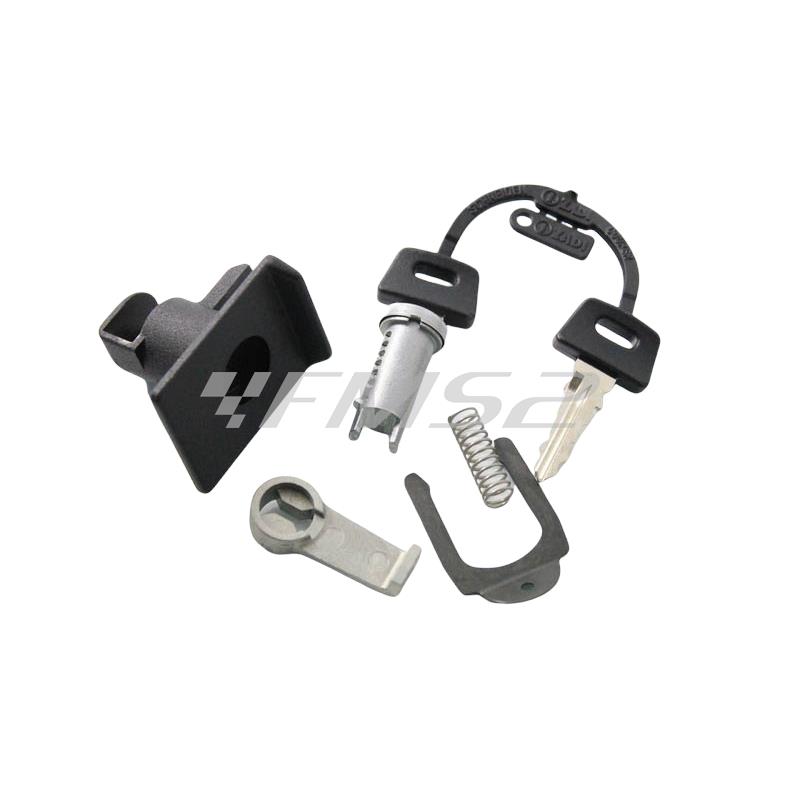 Serratura completa bauletto Olympia per Piaggio Vespa PX125E - PX150E - PX200E (Serie Arcobaleno) - Vespa PK50XL - Vespa PK125XL, ricambio 55252N