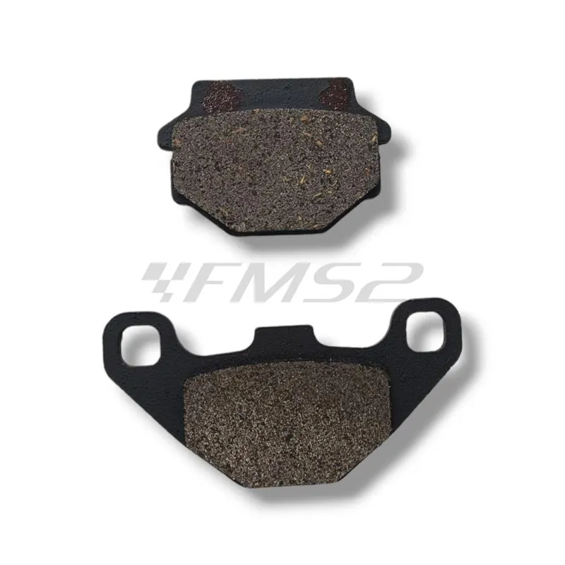 pastiglie freno Olympia (pasticche), anteriori per scooter Malaguti F10 prima serie, con pinza flottante, ricambio 55493